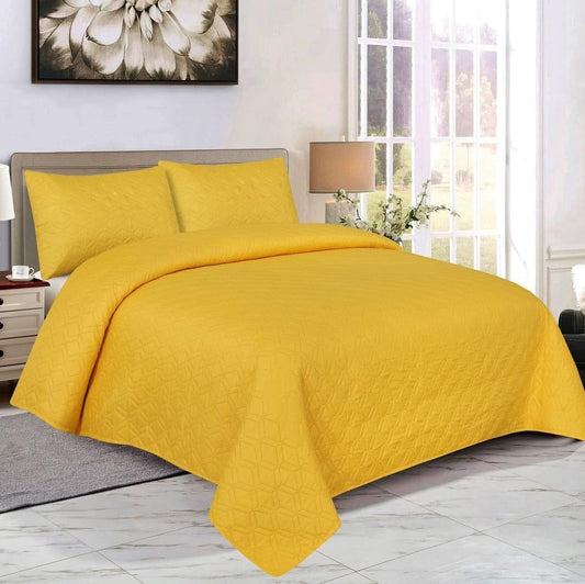 PLAIN COMFORTER SET - 3 PCS