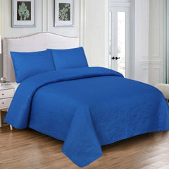 PLAIN COMFORTER SET - 3 PCS