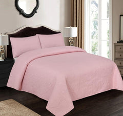 PLAIN COMFORTER SET - 3 PCS