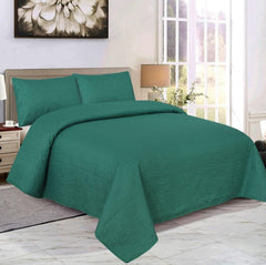 PLAIN COMFORTER SET - 3 PCS