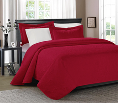 PLAIN COMFORTER SET - 3 PCS