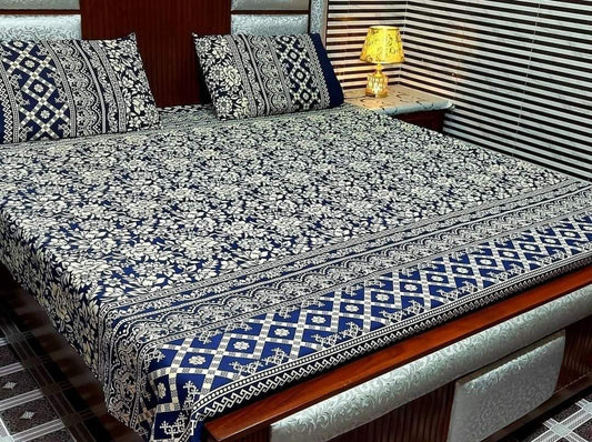 LOTUS BEDSHEET SET - 3 PCS (PREMIUM)